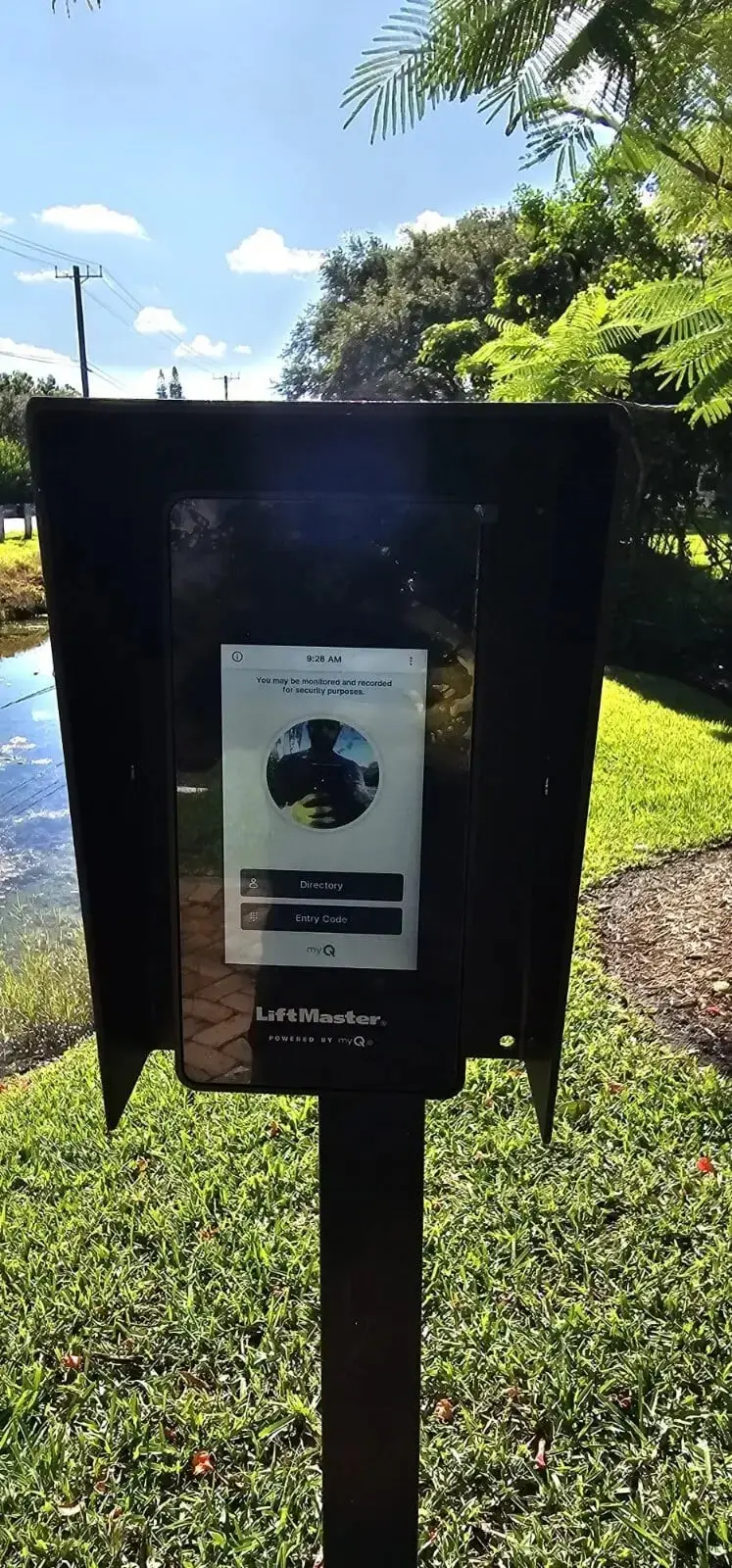 Gate Intercom Pedestal Repair