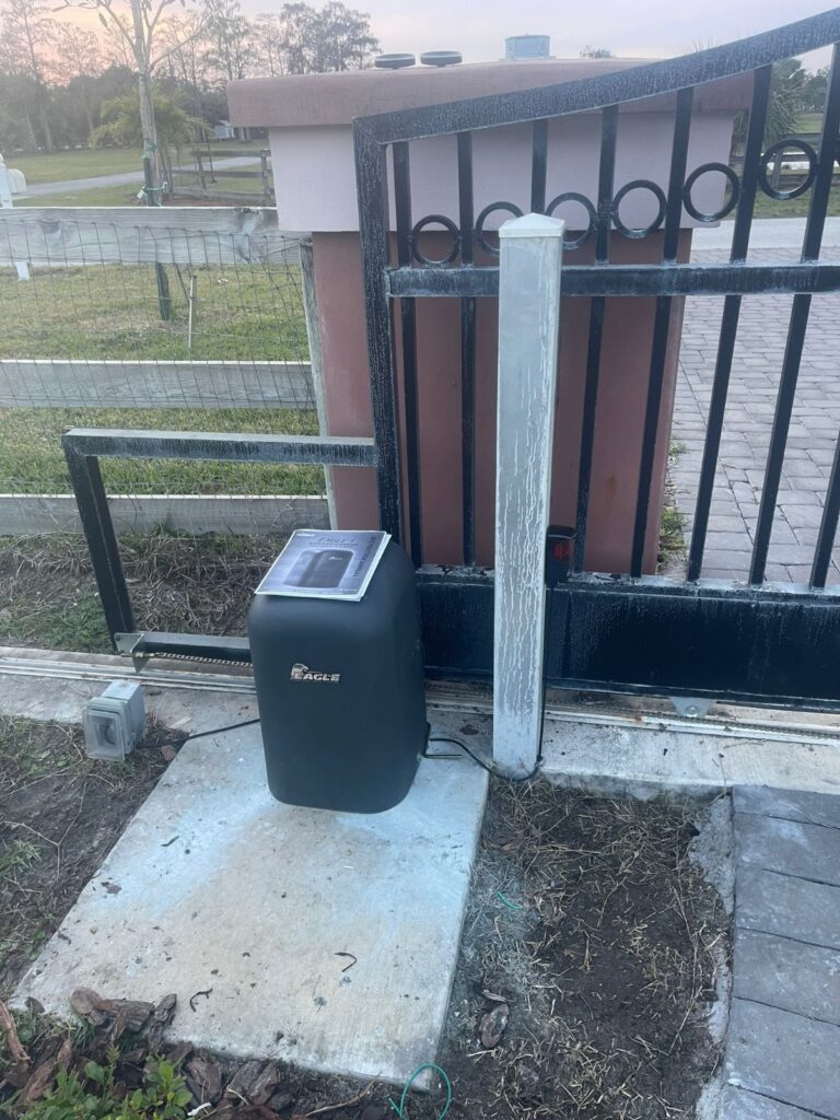 electric motor gate opener