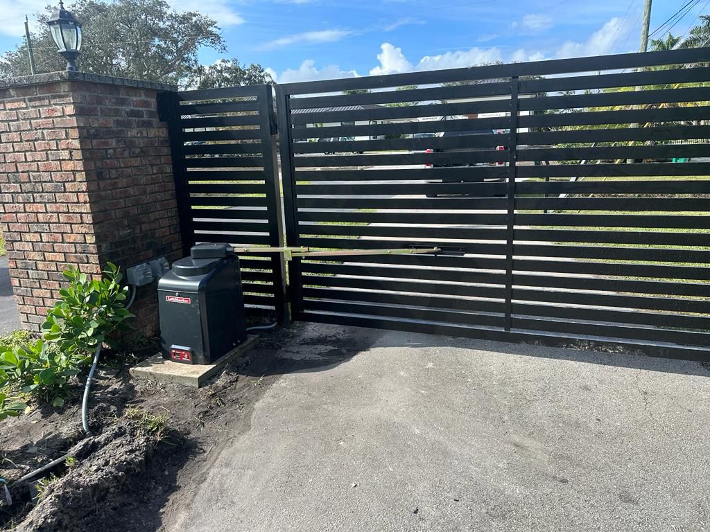 electric motor gate opener