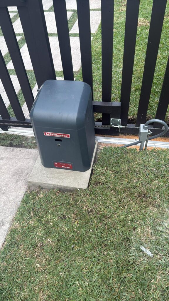 electric motor gate opener